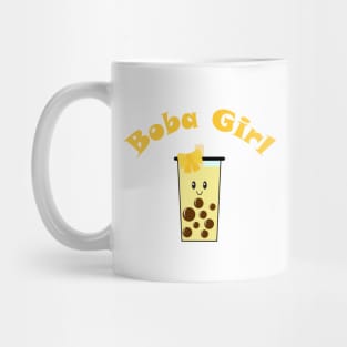 Boba Girl in Yellow Mug